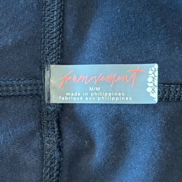 FP Movement Ruched Biker Shorts - Medium - Washed Navy - Picture 3 of 3